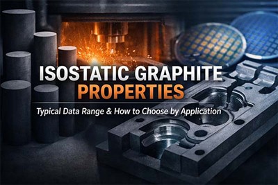Isostatiska grafitegenskaper: Typiskt dataområde och hur man väljer efter app...